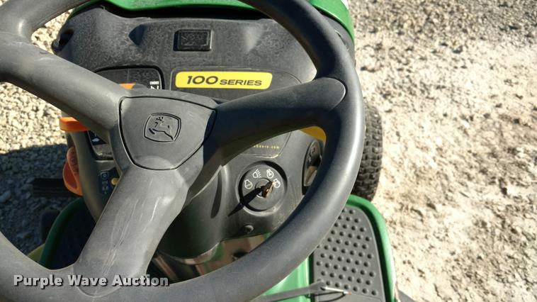 image for item BU9859 John Deere 102 lawn mower
