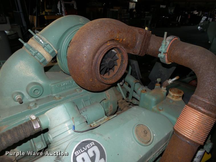 image for item CA9308 1988 Detroit Diesel Silver 92 V8 turbo diesel engine