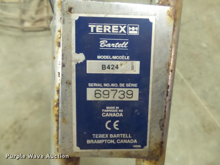 image for item CA9338 Terex Bartell B424 trowel