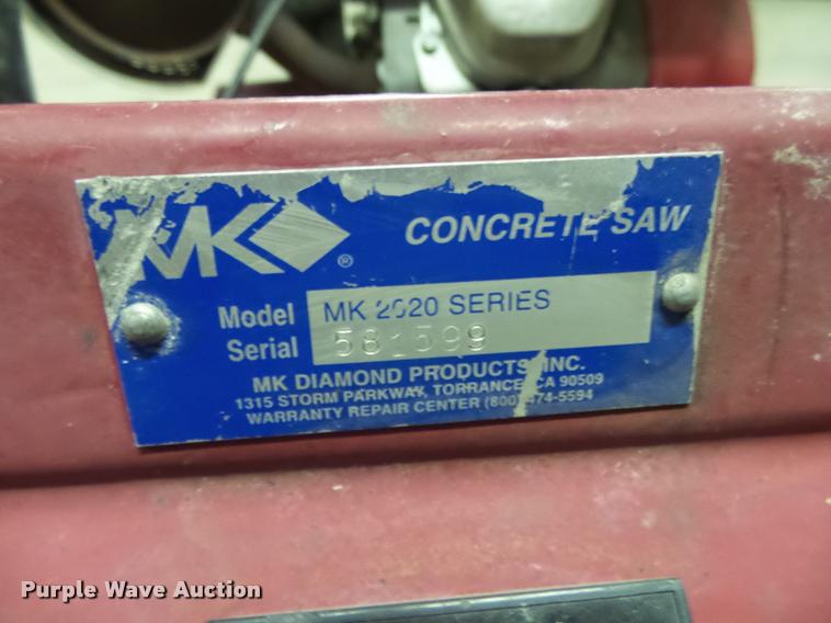 image for item CA9342 MK 2020 concrete saw