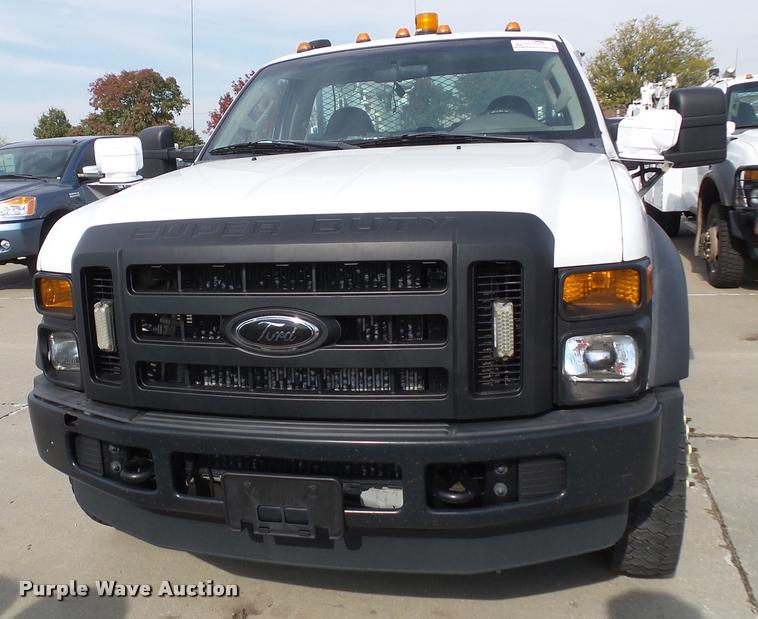 image for item DA3779 2008 Ford F550 Super Duty XL service truck with crane