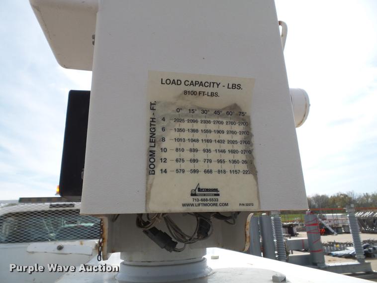 image for item DA3781 2008 Ford F550 Super Duty XL service truck with crane