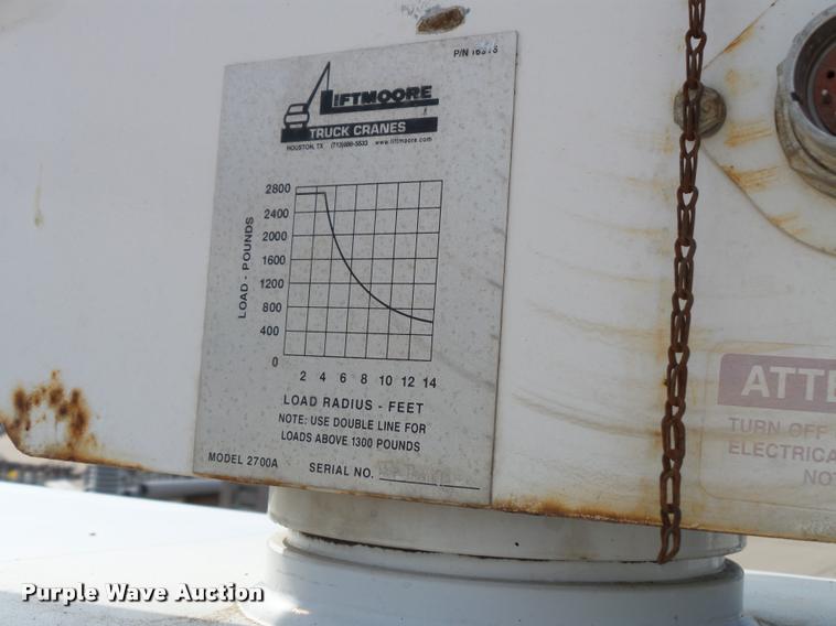 image for item DA3781 2008 Ford F550 Super Duty XL service truck with crane