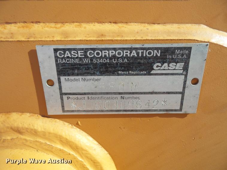 image for item DA3892 2002 Case 580M backhoe