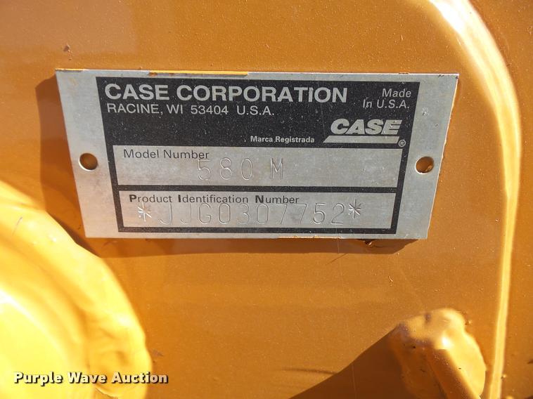 image for item DA3894 2001 Case 580M backhoe