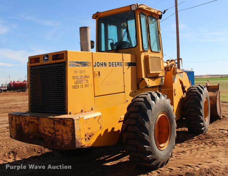 image for item DA4363 1988 John Deere 644E wheel loader