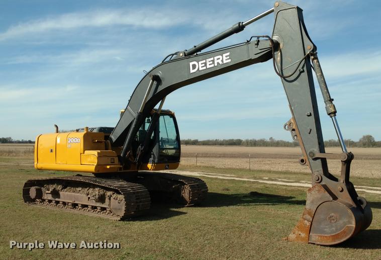 image for item DA4394 2008 John Deere 200D LC excavator