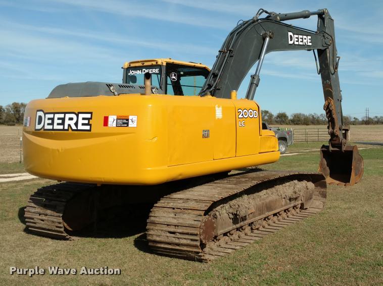 image for item DA4394 2008 John Deere 200D LC excavator