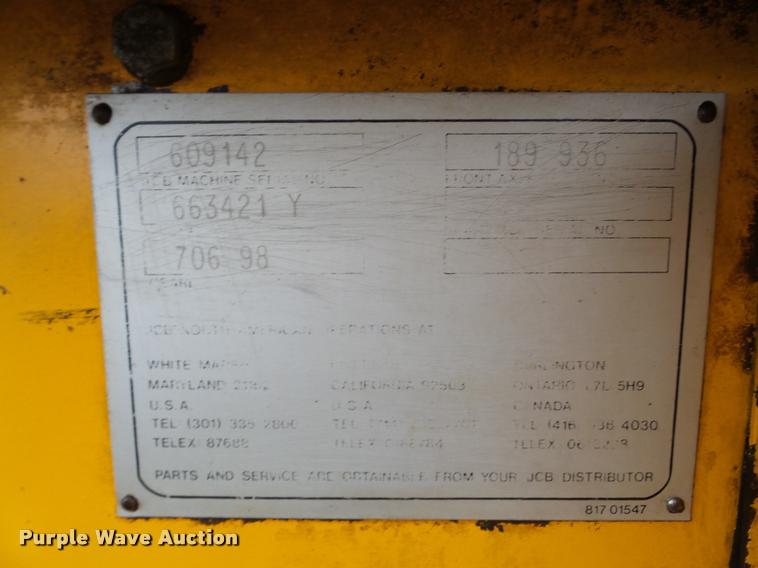 image for item DA8989 1994 JCB 930 forklift