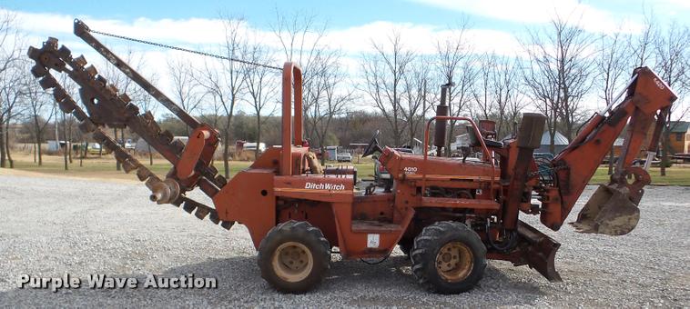 image for item DB5264 1987 Ditch Witch 4010D trencher