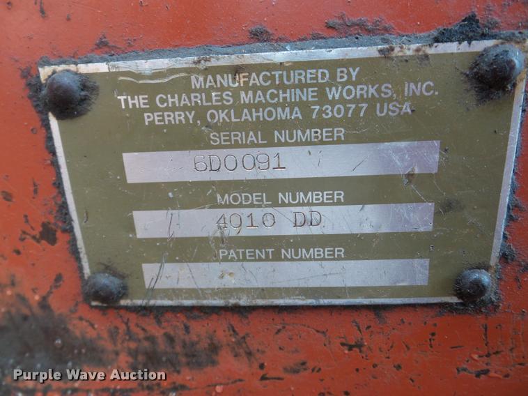 image for item DB5264 1987 Ditch Witch 4010D trencher