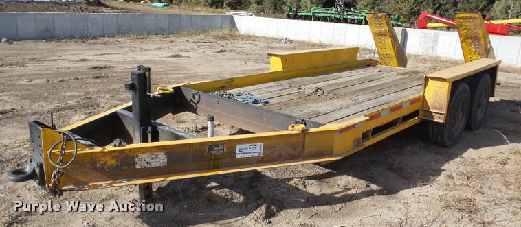 image for item DB5265 1994 Belshe equipment trailer