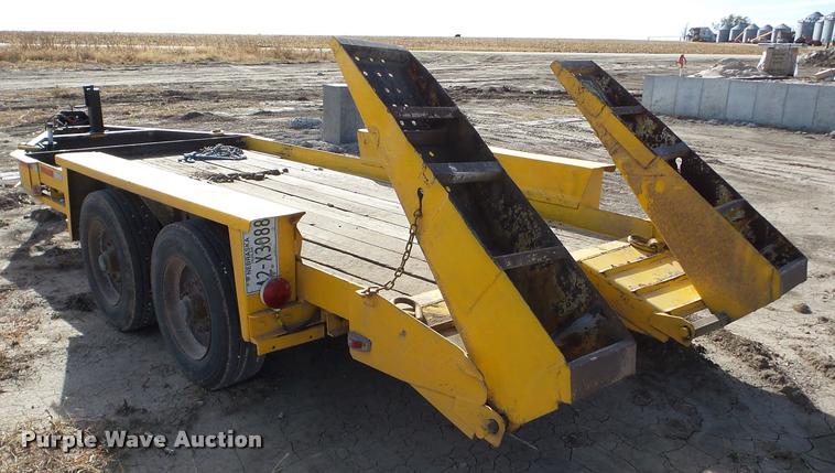 image for item DB5265 1994 Belshe equipment trailer
