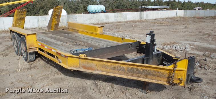 image for item DB5265 1994 Belshe equipment trailer