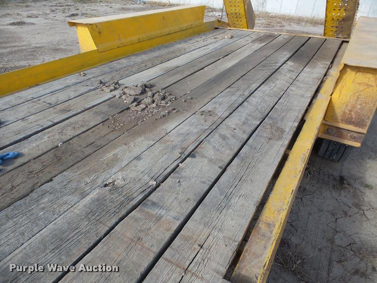 image for item DB5265 1994 Belshe equipment trailer