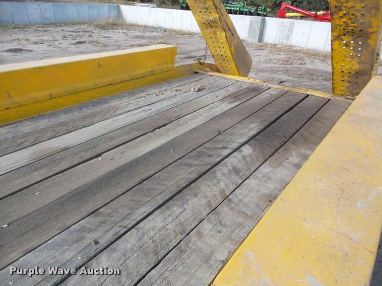 image for item DB5265 1994 Belshe equipment trailer