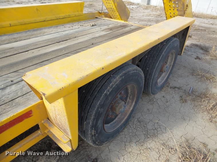 image for item DB5265 1994 Belshe equipment trailer