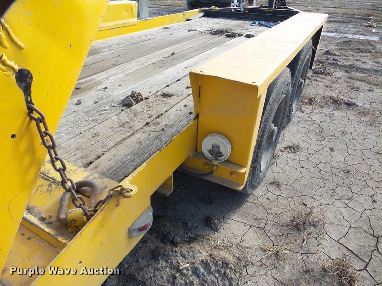 image for item DB5265 1994 Belshe equipment trailer