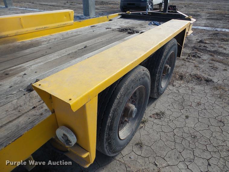 image for item DB5265 1994 Belshe equipment trailer