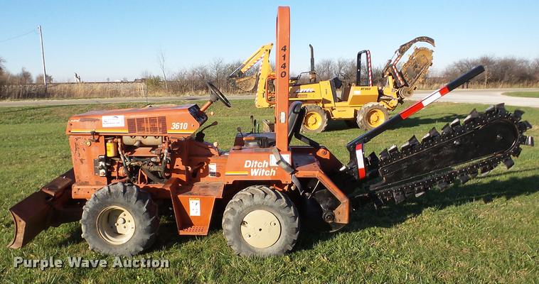 image for item DB5294 1998 Ditch Witch 3610 trencher