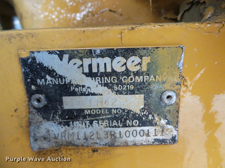 image for item DB5297 Vermeer LM42 cable plow
