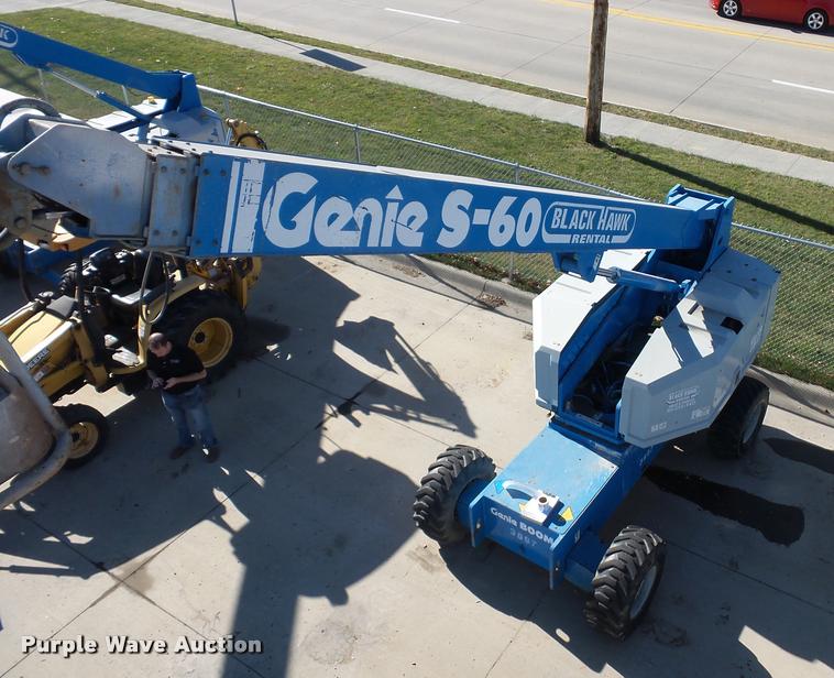 image for item J1594 1998 Genie S60 boom lift