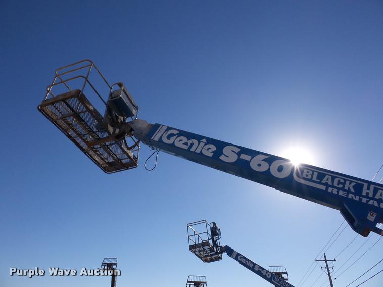 image for item J1594 1998 Genie S60 boom lift