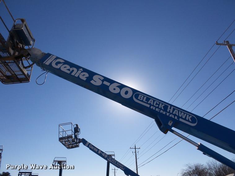 image for item J1594 1998 Genie S60 boom lift