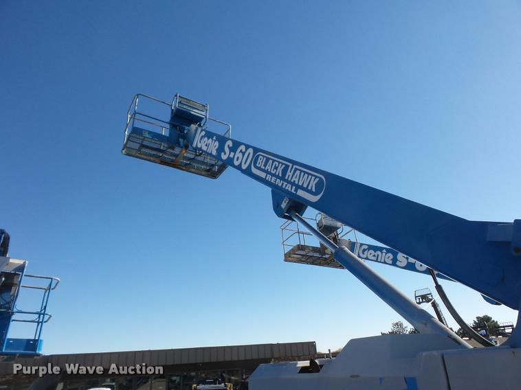 image for item J1595 1998 Genie S60 boom lift