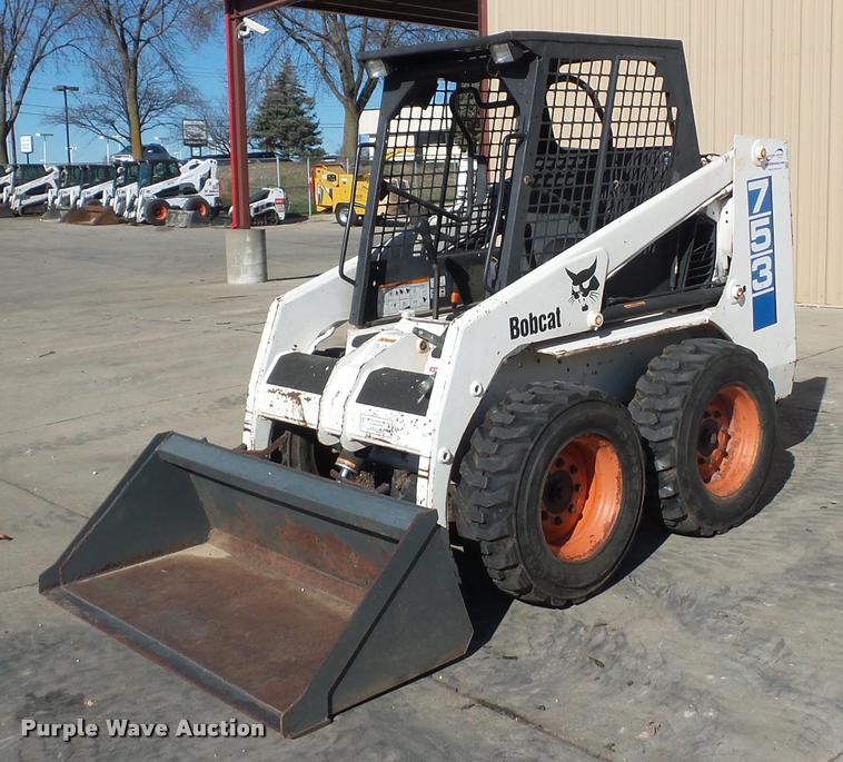 image for item J1607 1993 Bobcat 753 skid steer