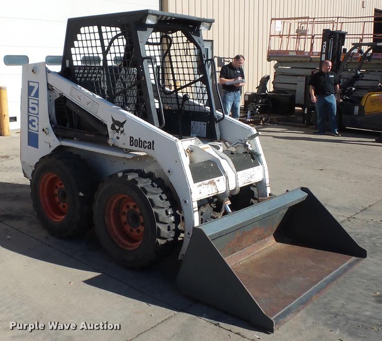 image for item J1607 1993 Bobcat 753 skid steer