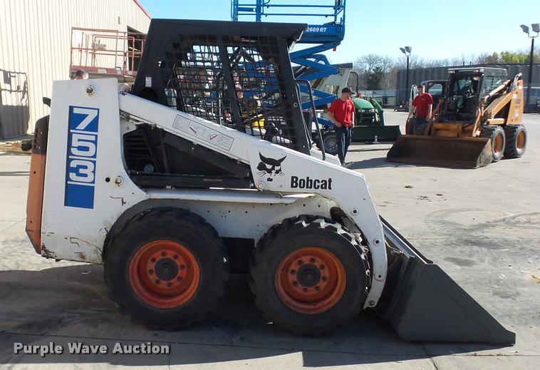 image for item J1607 1993 Bobcat 753 skid steer