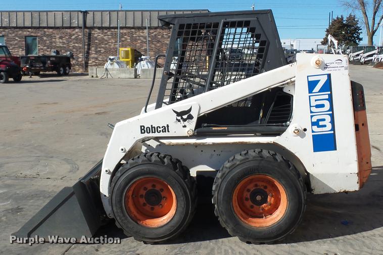 image for item J1607 1993 Bobcat 753 skid steer