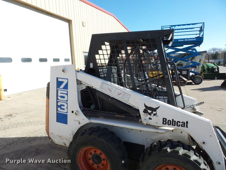 image for item J1607 1993 Bobcat 753 skid steer