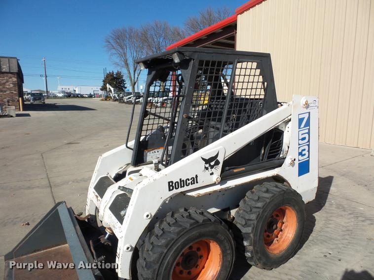 image for item J1607 1993 Bobcat 753 skid steer