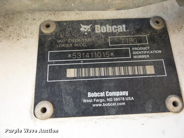 image for item J1609 2006 Bobcat T180 skid steer