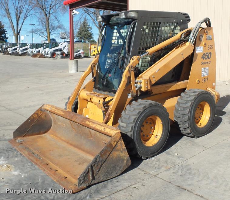 image for item J1612 2010 Case 450 Series II skid steer