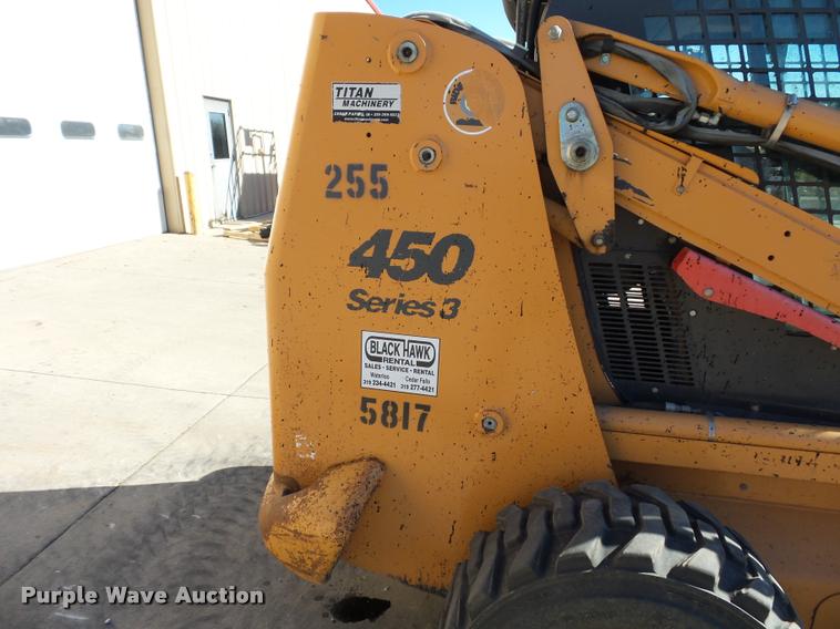 image for item J1612 2010 Case 450 Series II skid steer