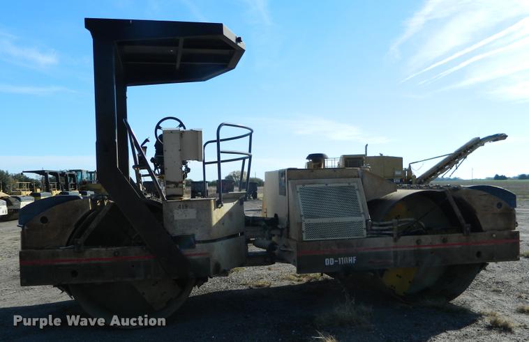 image for item J5063 2000 Ingersoll Rand DD110HF double drum vibratory roller