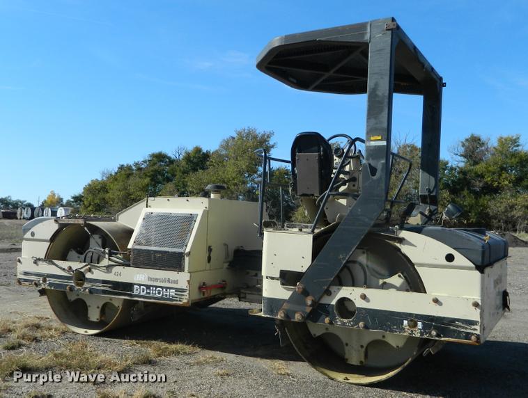 image for item J5064 2002 Ingersoll Rand DD110HF double drum vibratory roller