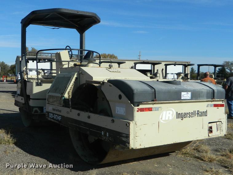 image for item J5064 2002 Ingersoll Rand DD110HF double drum vibratory roller