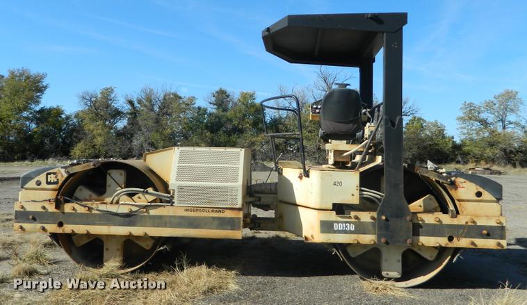 image for item J5066 1999 Ingersoll Rand DD130 double drum vibratory roller