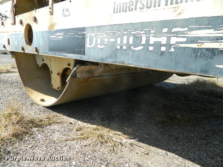 image for item J5067 2001 Ingersoll Rand DD110HF double drum vibratory roller