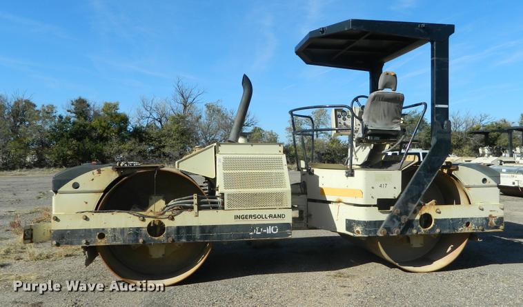 image for item J5068 1999 Ingersoll Rand DD110 double drum vibratory roller