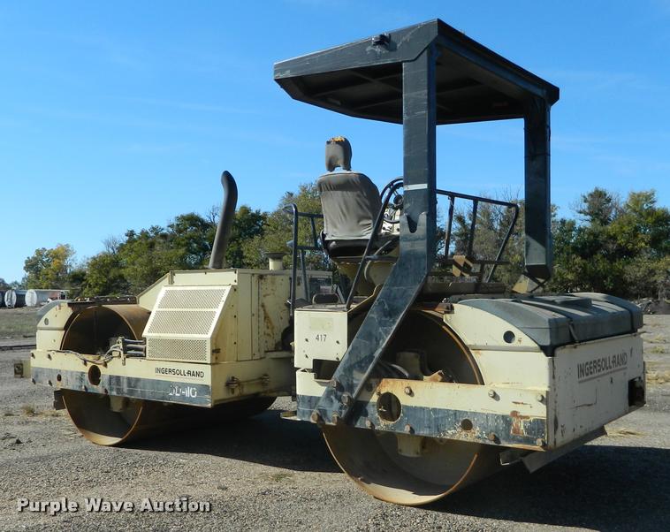 image for item J5068 1999 Ingersoll Rand DD110 double drum vibratory roller