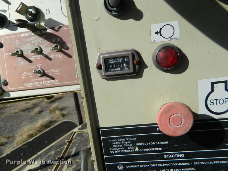 image for item J5068 1999 Ingersoll Rand DD110 double drum vibratory roller