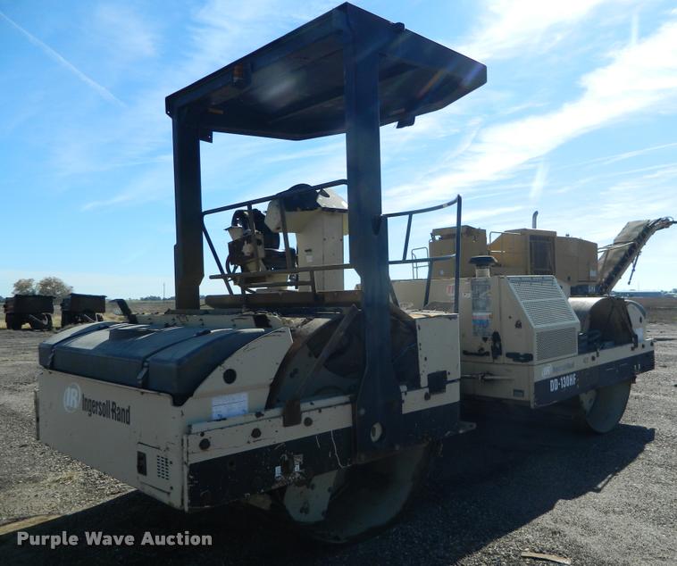 image for item J5069 2002 Ingersoll Rand DD130HF double drum vibratory roller