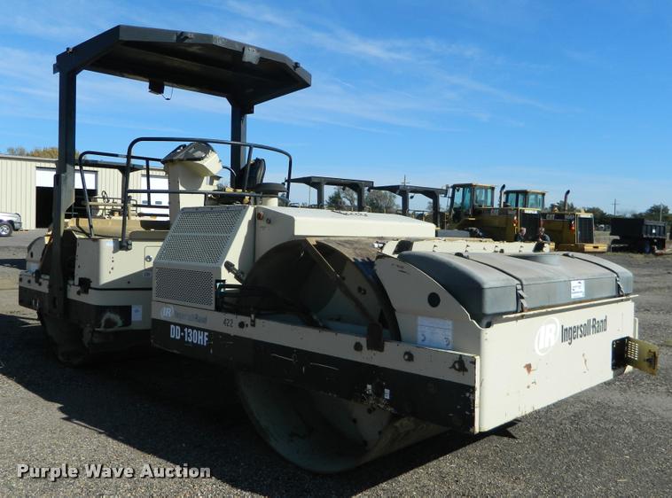 image for item J5069 2002 Ingersoll Rand DD130HF double drum vibratory roller