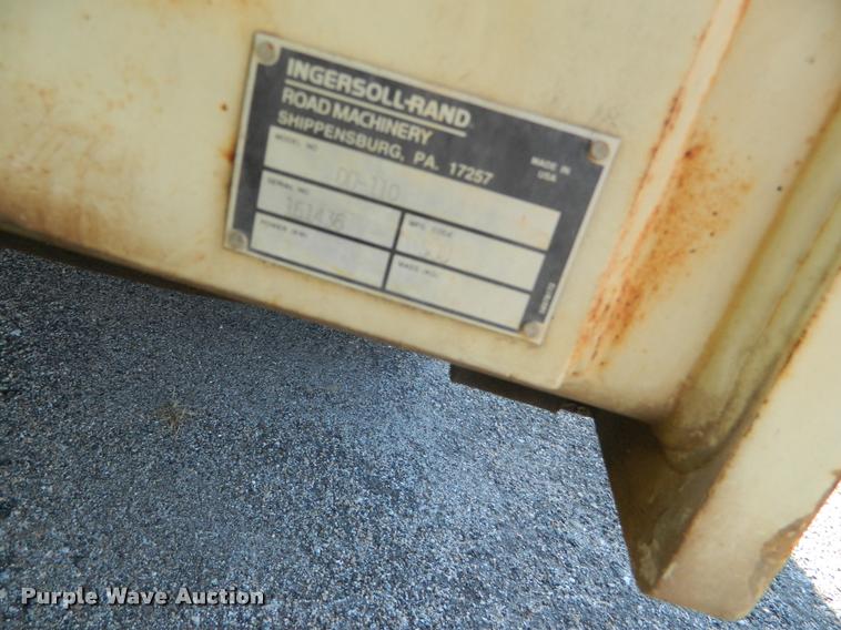 image for item J5070 2000 Ingersoll Rand DD110 double drum vibratory roller