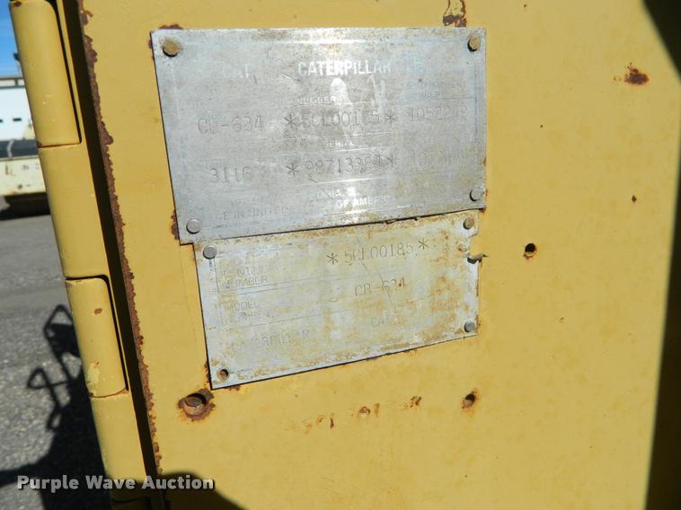 image for item J5071 1996 Caterpillar CB634 double drum vibratory roller